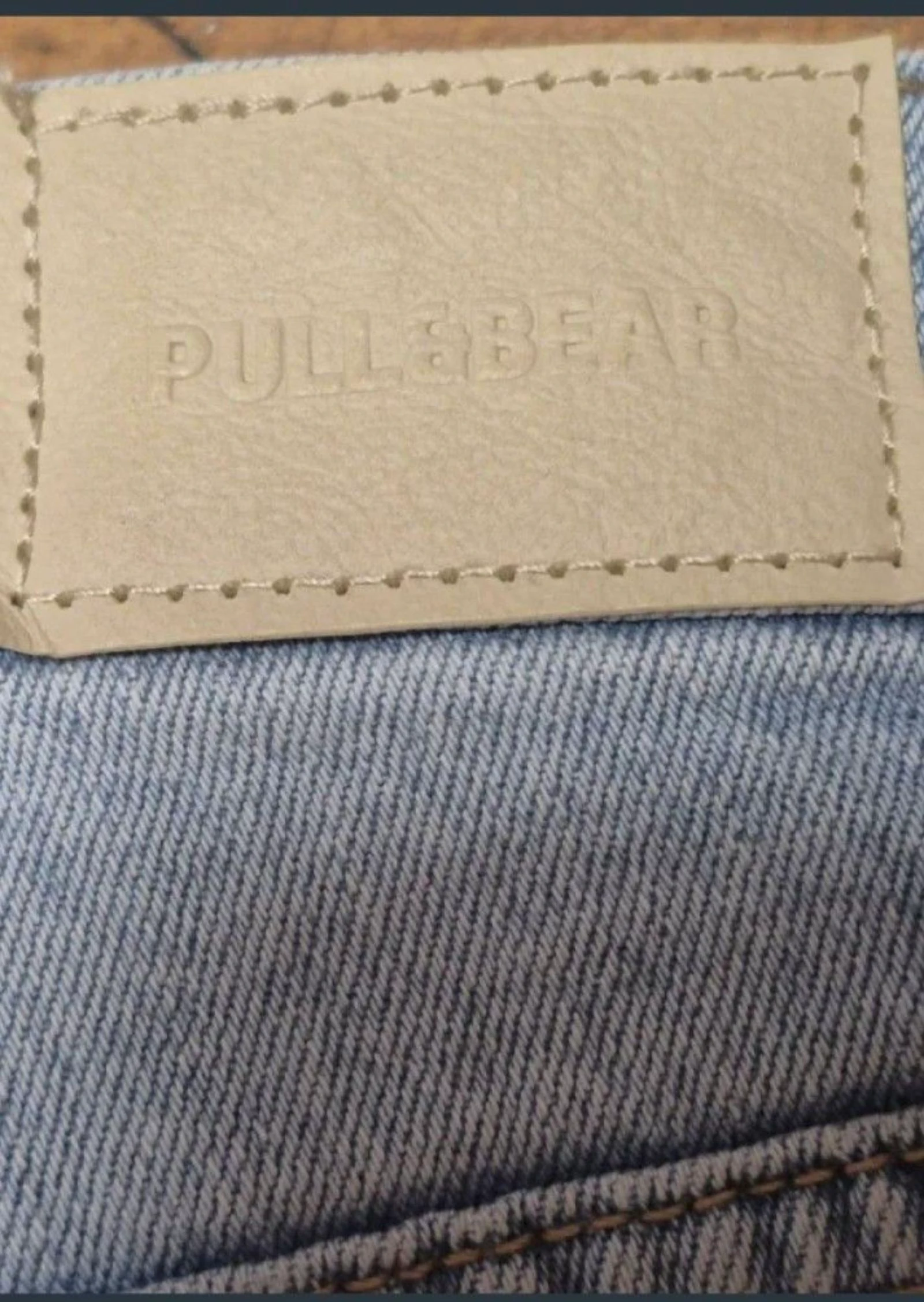 Vaqueros Pull&Bear azul claro rectos – Talla 36 – photo 5